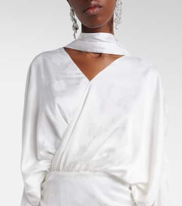 Sposa - Abito corto in raso | Rotate