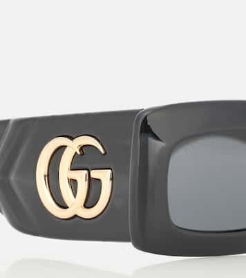 Gafas de sol rectangulares con GG | Gucci
