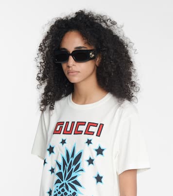 Gafas de sol rectangulares con GG | Gucci