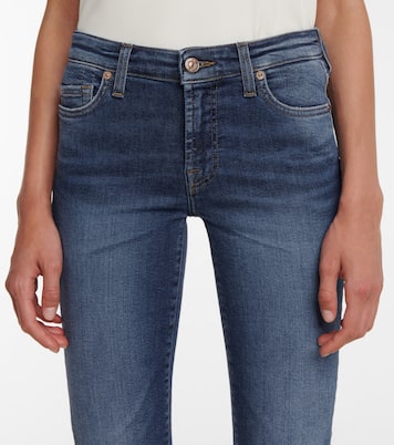 Pyper cropped mid-rise skinny jeans | 7 For All Mankind
