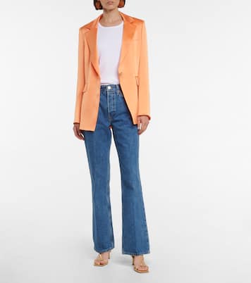 Erie satin blazer | Veronica Beard
