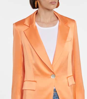 Erie satin blazer | Veronica Beard