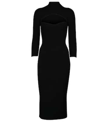 Mischa ribbed-knit midi dress | Khaite