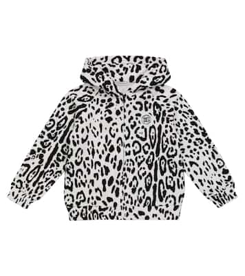 Felpa in misto cotone con cappuccio | Dolce&Gabbana Kids