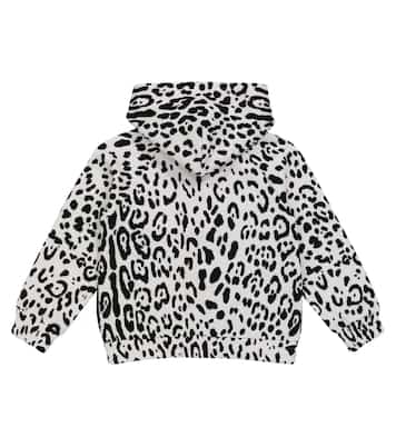 Felpa in misto cotone con cappuccio | Dolce&Gabbana Kids