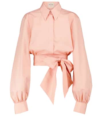 Cropped-Hemd aus Baumwolle | Tod's