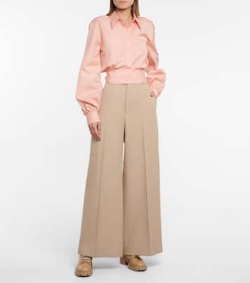Cropped-Hemd aus Baumwolle | Tod's