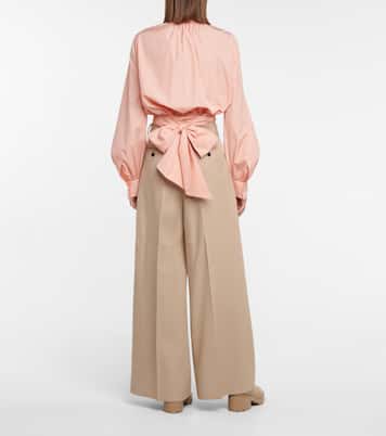 Cropped-Hemd aus Baumwolle | Tod's