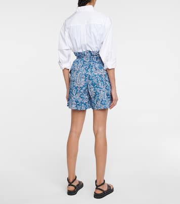 Bermuda in cotone con stampa paisley | Etro
