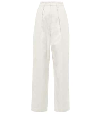 Ketzia high-rise cotton and linen pants | Marant Etoile