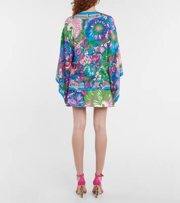 Floral silk-blend charmeuse top | Dolce&Gabbana