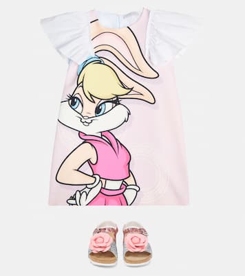 Kleid aus einem Baumwollgemisch | Monnalisa