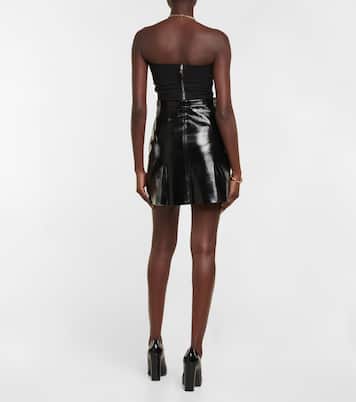 Lucie patent leather miniskirt | Stouls