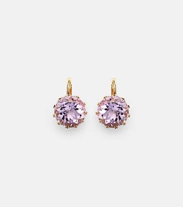 Orecchini in oro 18kt con ametista | Ileana Makri