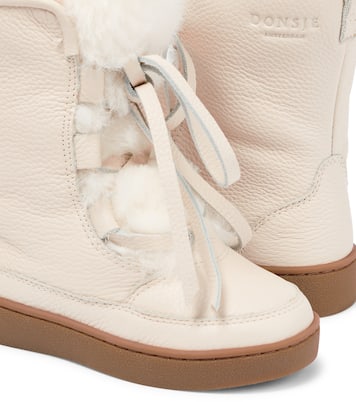 Stiefel Sonny aus Leder mit Shearling | Donsje
