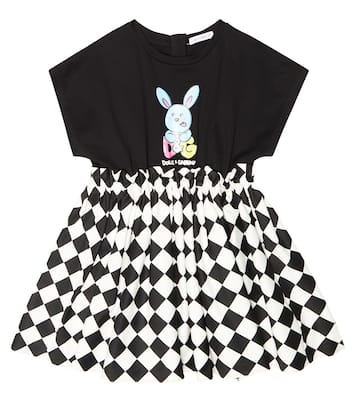 Kleid aus einem Baumwollgemisch | Dolce&Gabbana Kids