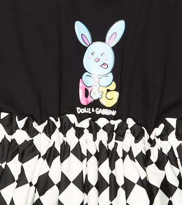 Kleid aus einem Baumwollgemisch | Dolce&Gabbana Kids