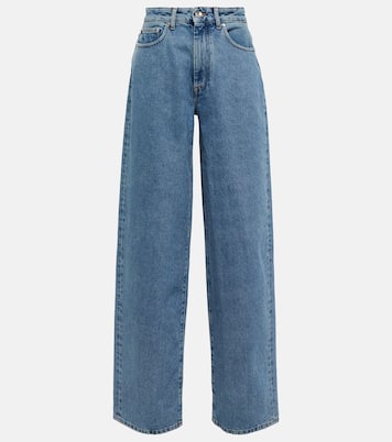 Jean baggy à taille mi-haute en coton | Off-White