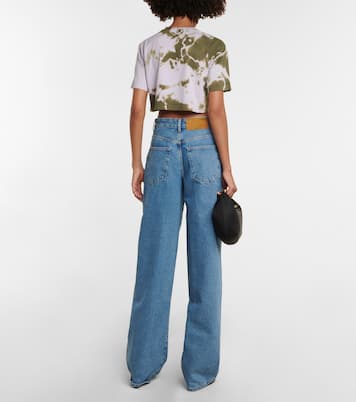 Jean baggy à taille mi-haute en coton | Off-White