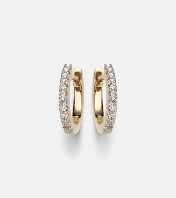 Boucles d’oreilles en or 14 ct et diamants | Mateo