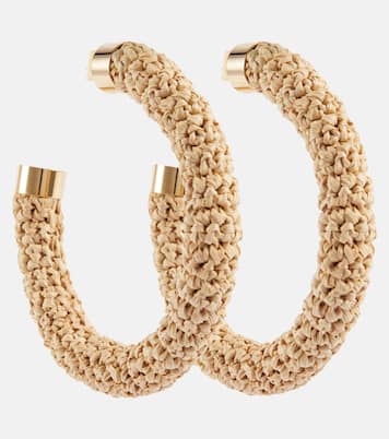 Boucles d'oreilles en raphia | Jacquemus