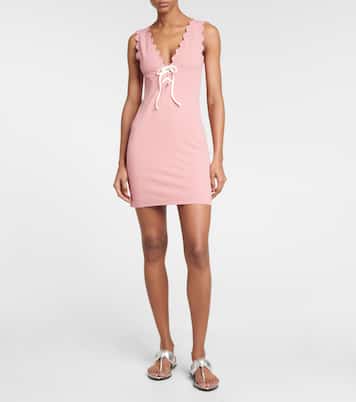 Amagansett scalloped minidress | Marysia