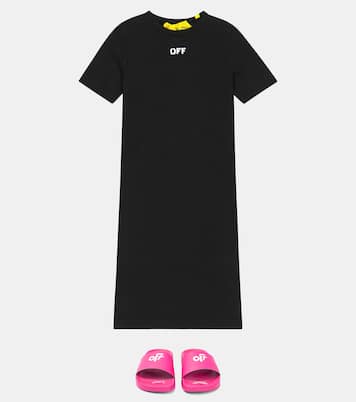 Logo rubber slides | Off-White Kids