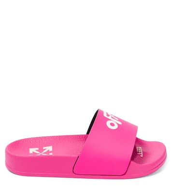 Logo rubber slides | Off-White Kids