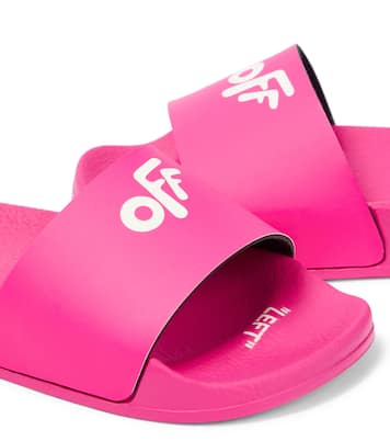 Logo rubber slides | Off-White Kids