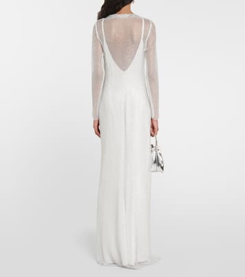 Caracas embellished mesh maxi dress | Max Mara