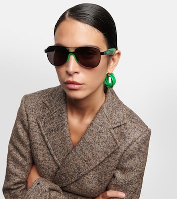 Gafas de sol de aviador Unapologetic | Bottega Veneta