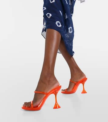 Mules Brito 95 en PVC | Amina Muaddi