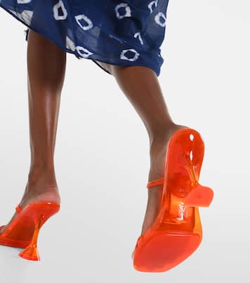 Mules Brito 95 en PVC | Amina Muaddi