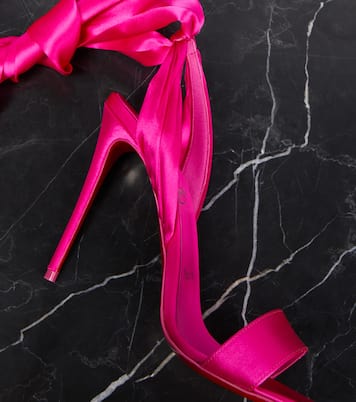 Sandali Sandale Du Désert 100 in crêpe di raso | Christian Louboutin