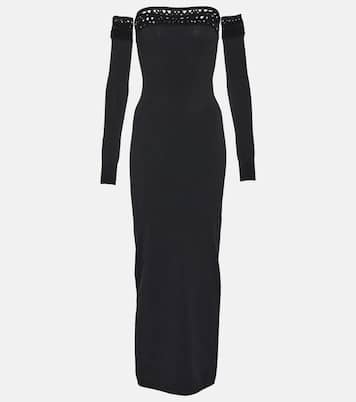 Abito lungo Vienne con scollo bardot | Alaïa