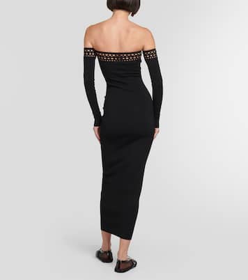 Abito lungo Vienne con scollo bardot | Alaïa