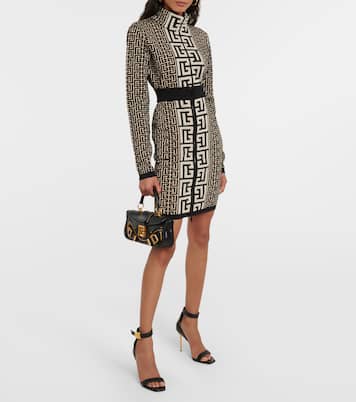 Monogram wool-blend sweater | Balmain