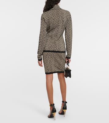 Monogram wool-blend sweater | Balmain