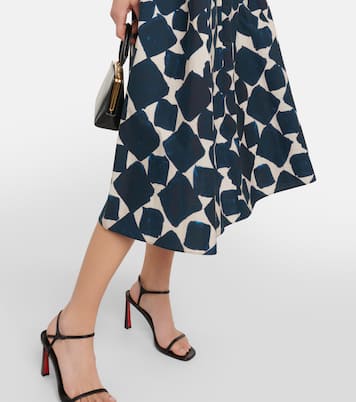Notte printed poplin midi dress | 'S Max Mara