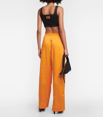 Pyjama-Hose Moon Diamant aus Satin | Marine Serre