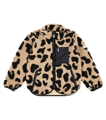 Nolan leopard-print fleece jacket | Liewood