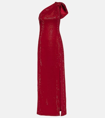 One-Shoulder-Robe mit Kristallen | Roland Mouret