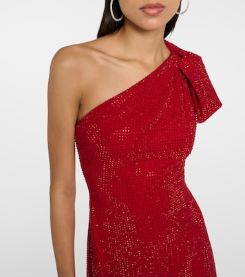 One-Shoulder-Robe mit Kristallen | Roland Mouret