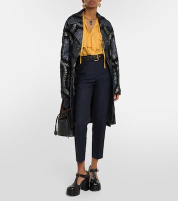 Blusa in seta con volant | Etro