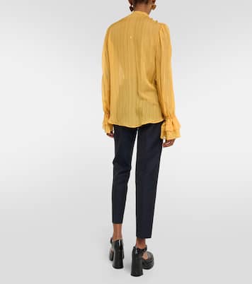 Blusa in seta con volant | Etro