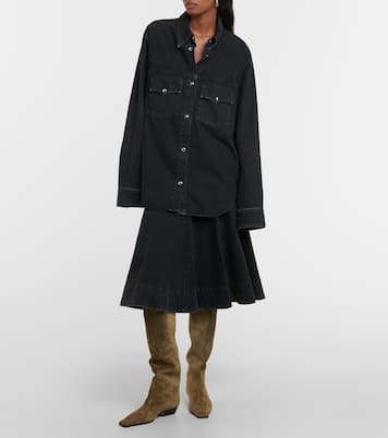 Bottes Marfa en daim | Khaite