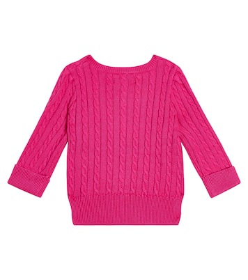 Baby cable-knit cotton cardigan | Polo Ralph Lauren Kids
