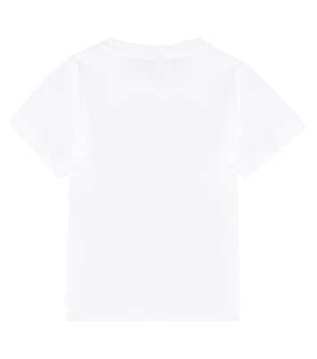 Baby logo cotton jersey T-shirt | Balmain Kids