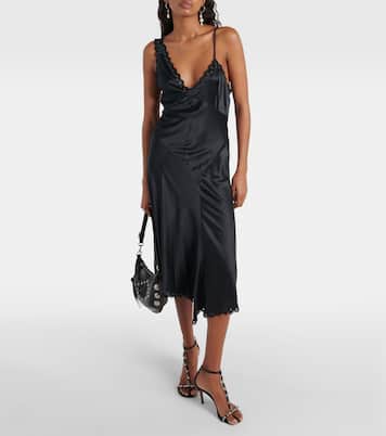 Ayrich embroidered silk midi dress | Isabel Marant