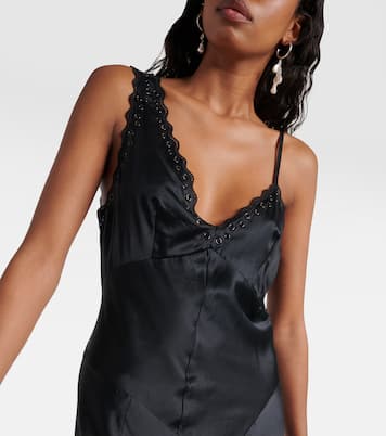 Ayrich embroidered silk midi dress | Isabel Marant